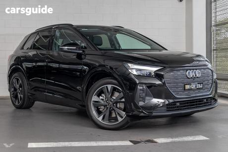Black 2024 Audi Q4 E-Tron Wagon 45