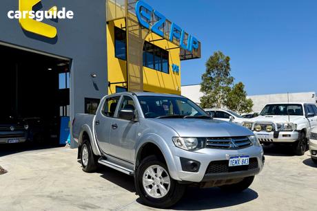 Silver 2014 Mitsubishi Triton Double Cab Utility Glx (4X4)