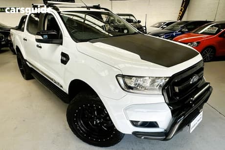 White 2018 Ford Ranger Dual Cab Utility Fx4 Special Edition