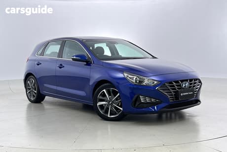 Blue 2020 Hyundai I30 Hatchback Elite