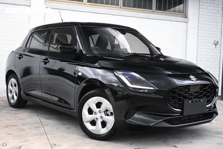 Black 2024 Suzuki Swift Hatchback Hybrid Plus