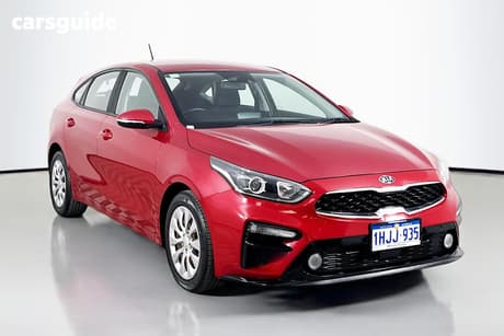 Red 2019 Kia Cerato Hatchback S Safety Pack