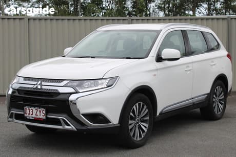 White 2019 Mitsubishi Outlander Wagon Es 7 Seat (2Wd)