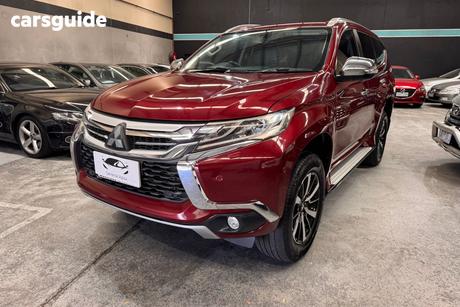 Red 2018 Mitsubishi Pajero Sport Wagon Exceed (4X4) 7 Seat