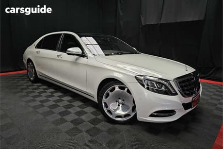 White 2015 Mercedes-Benz S500 Sedan MAYBACH S550 V8