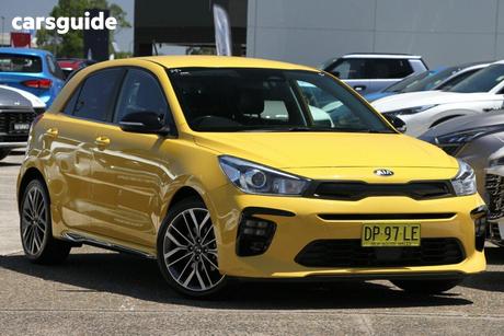 Yellow 2020 Kia RIO Hatchback Gt-Line