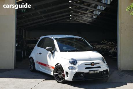 White 2023 Abarth 695 Hatchback Competizione