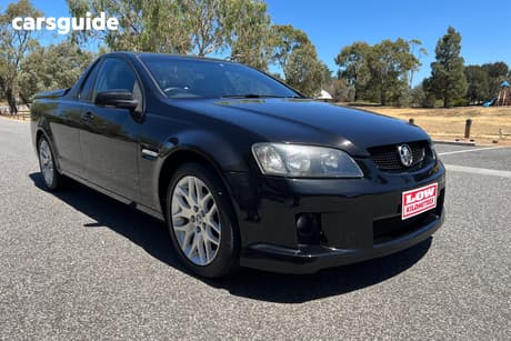Black 2009 Holden Commodore Utility Sv6