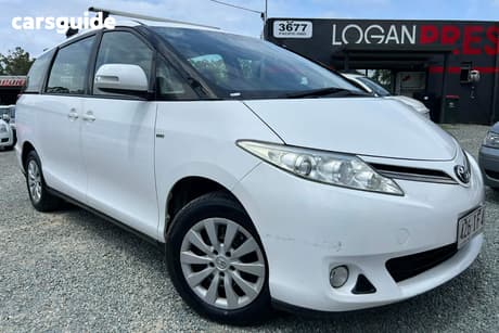 White 2009 Toyota Tarago Wagon Gli