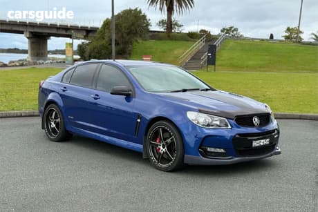 Blue 2016 Holden Commodore Sedan Ss Black Pack