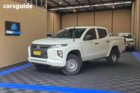 White 2018 Mitsubishi Triton Double Cab Pick Up Glx Adas (4X4)