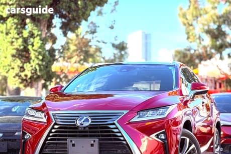 Red 2017 Lexus RX450H Wagon Luxury Hybrid