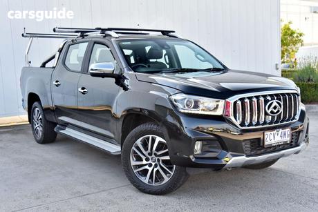 Black 2021 LDV T60 Double Cab Utility Mega Tub (4X4)