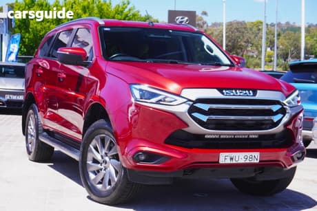 Red 2021 Isuzu MU-X Wagon Ls-U (4X4)