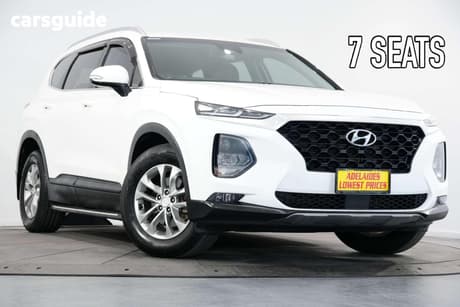 White 2020 Hyundai Santa FE Wagon Active Crdi (Awd)