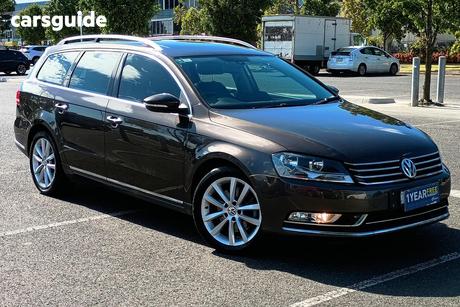 Brown 2012 Volkswagen Passat Wagon 125 Tdi Highline