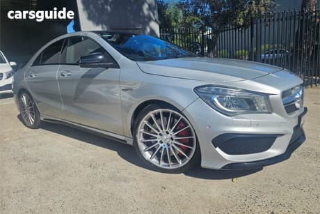Silver 2015 Mercedes-Benz CLA45 Coupe Amg