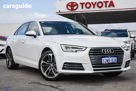 White 2017 Audi A4 Wagon 2.0 Tfsi S Tronic Sport