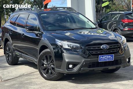 Black 2022 Subaru Outback Wagon Awd Sport