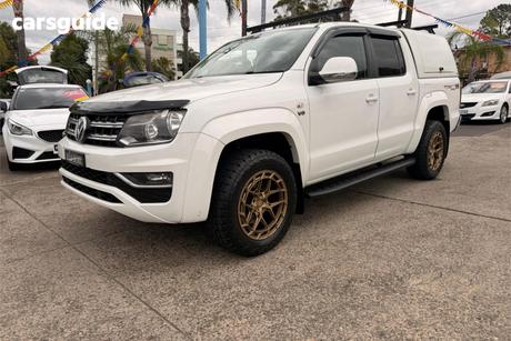 White 2018 Volkswagen Amarok Dual Cab Utility V6 Tdi 550 Sportline