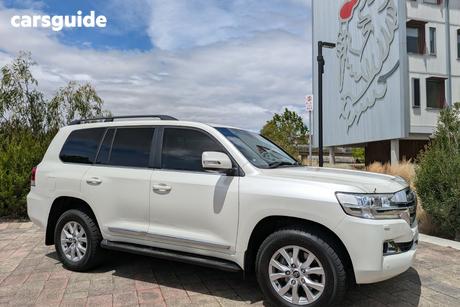 White 2018 Toyota Landcruiser Wagon Lc200 Vx (4X4)