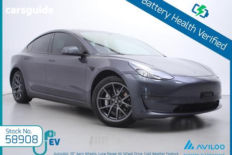 Grey 2023 Tesla Model 3 Sedan Long Range