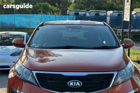 Orange 2015 Kia Sportage SUV
