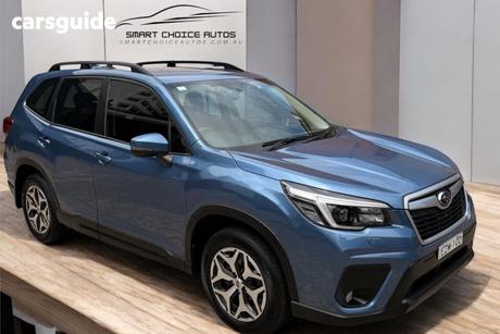 Blue 2021 Subaru Forester Wagon 2.5I-L (Awd)