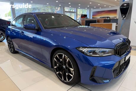 Blue 2025 BMW 330I Sedan