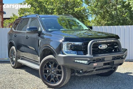 Black 2024 Ford Everest Wagon Sport (Rwd)