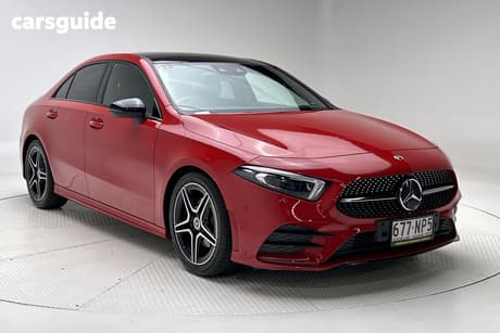 Red 2019 Mercedes-Benz A200 Sedan