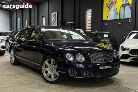 Blue 2011 Bentley Continental Sedan Flying Spur