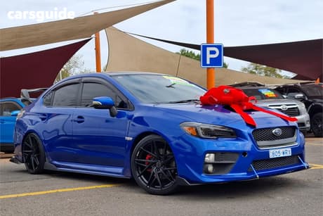 Blue 2014 Subaru WRX Sedan Premium (Awd)
