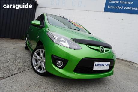 Green 2008 Mazda 2 Hatchback Genki