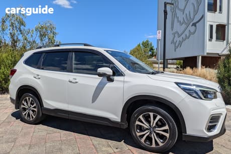 White 2020 Subaru Forester Wagon 2.5I Premium (Awd)