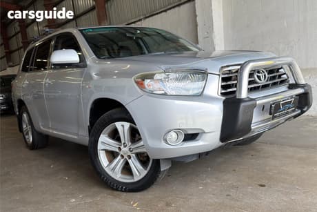 Silver 2008 Toyota Kluger Wagon Kx-S (4X4)