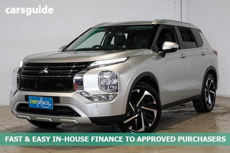 Silver 2022 Mitsubishi Outlander Wagon Aspire 7 Seat (2Wd)