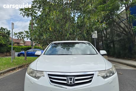 White 2012 Honda Accord Euro Sedan Luxury