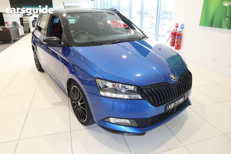 Blue 2020 Skoda Fabia Hatchback 81 Tsi Monte Carlo