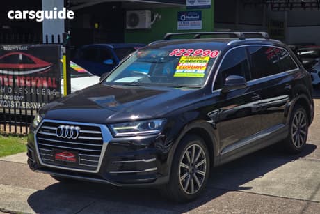 Black 2016 Audi Q7 Wagon 3.0 Tdi Quattro