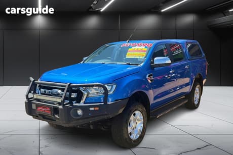 Blue 2017 Ford Ranger Dual Cab Utility Xlt 3.2 (4X4)