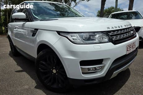 White 2014 Land Rover Range Rover Sport Wagon 3.0 Sdv6 Autobiography