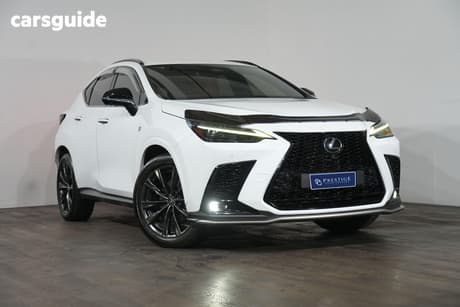White 2022 Lexus NX350H Wagon F Sport + Ep1 Hybrid Awd
