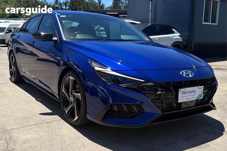 Blue 2023 Hyundai I30 Sedan N Line Premium