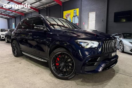 Blue 2021 Mercedes-Benz GLE63 Wagon S 4Matic+ (Hybrid)
