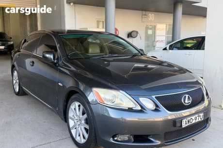 Grey 2005 Lexus GS Sedan SPORT GRS190R