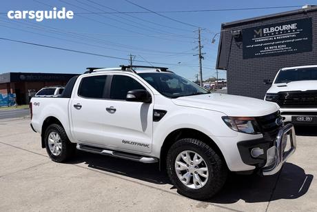 White 2013 Ford Ranger Crew Cab Utility Wildtrak 3.2 (4X4)