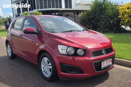 Burgundy 2013 Holden Barina Hatchback Cd