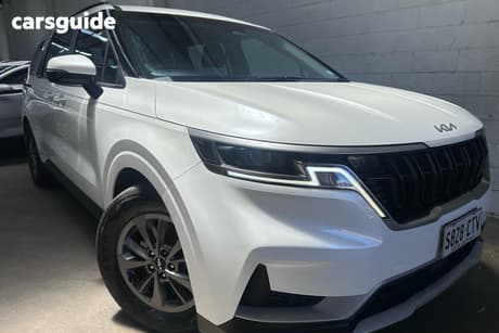 White 2022 Kia Carnival Wagon S