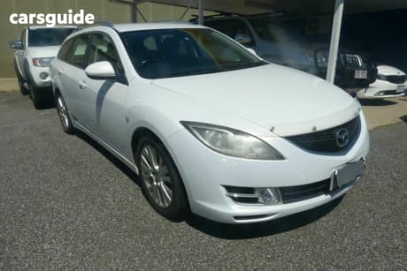 White 2009 Mazda 6 Wagon Diesel